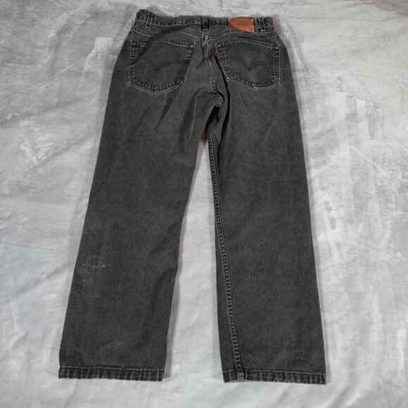 Vintage Levis 505 Regular Straight Leg Jeans Mens 34x28 (Tagged 38x32) Faded - Picture 3 of 16